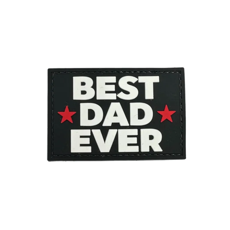 New Release Rubber Patch - Best Dad Ever