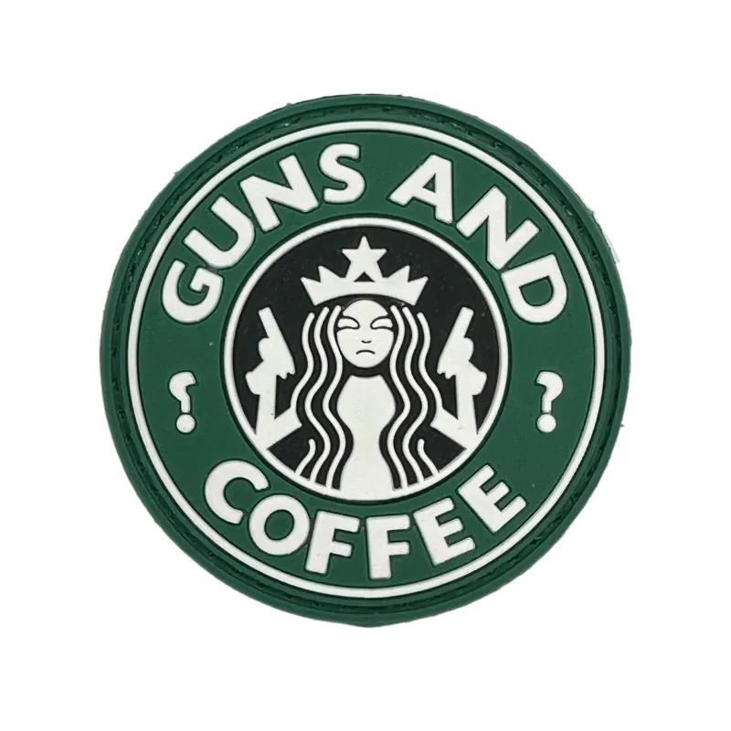 One Day Deal Rubber Patch - Guns & Coffee