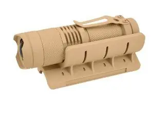 Sale Hot Shot - BeamLOKR Shotgun Mount and 130 Lumen Flashlight (Desert Tan)