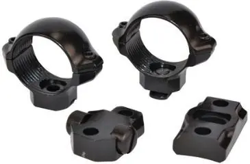 Millet - Turn-In Ring and Base Set Combo Pack Rem 700 Series 1" High Matte Free Returns