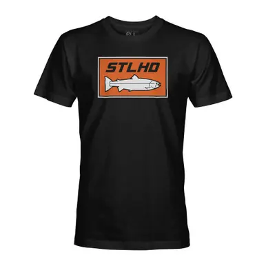 Fast Shipping STLHD Men‘s Standard Logo Black T-Shirt
